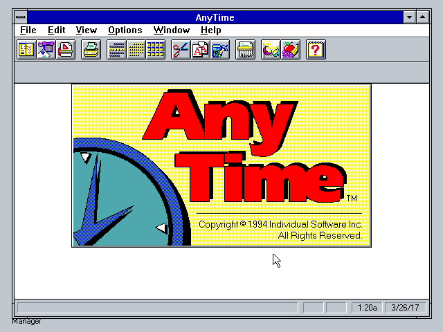 AnyTime 2.0 - Splash